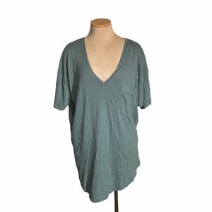 Free People We The Free Oversized Pocket Tee Size M